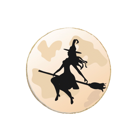 “Witch" Halloween  Custom Cookie