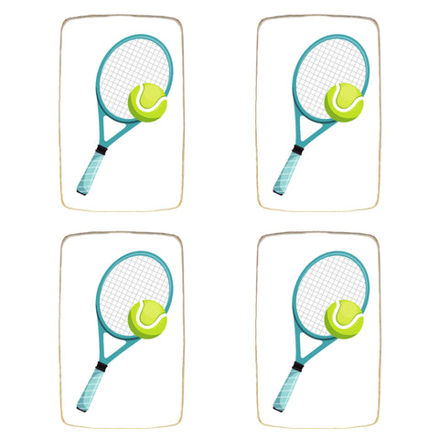 Tennis Themed Custom Cookies