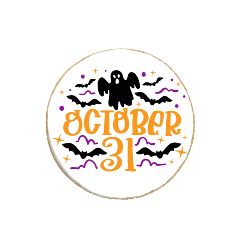 “October 31" Halloween  Custom Cookie