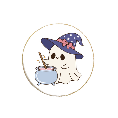 “Witch Ghost" Halloween  Custom Cookie