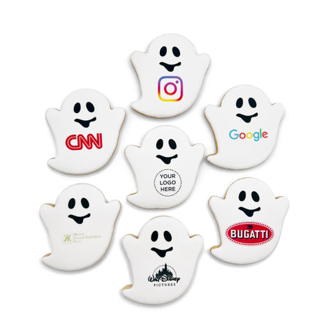 Halloween Logo Ghost Cookies - Modern Bite
