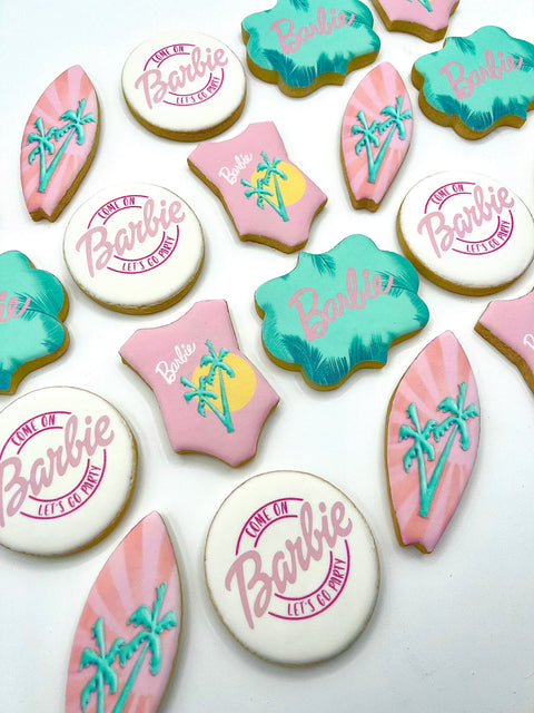 Barbie Themed Custom Cookies