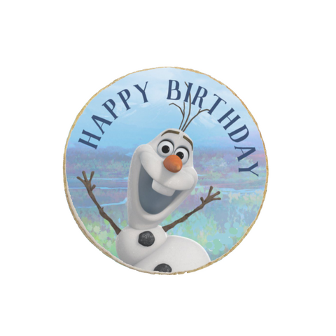 Olaf You Birthday Custom Cookies - Modern Bite