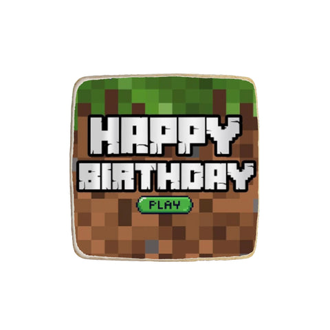 Minecraft | Kids Birthday Custom Cookies