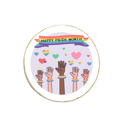 Happy Pride Month Custom Cookies