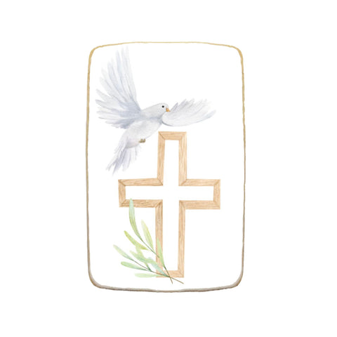 Baptism Cross Custom Cookies