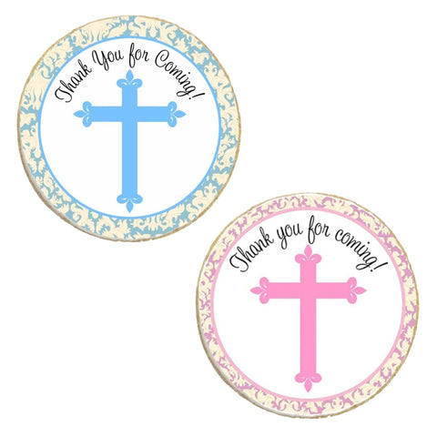 Baptism Cross | Boy and Girl |  Custom Cookies