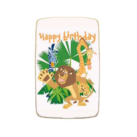 Madagascar | Kids Birthday Custom Cookies