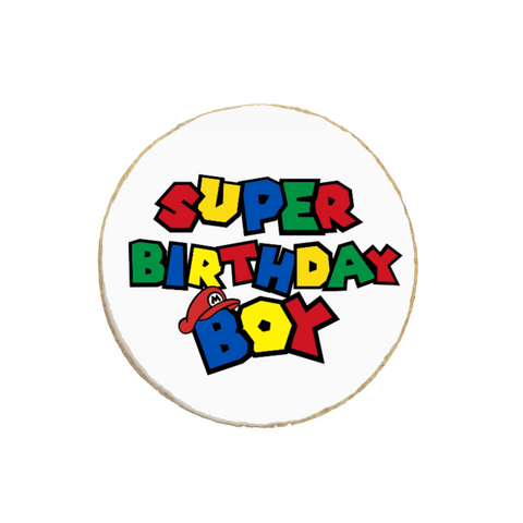 Super Mario | Kids Birthday Custom Cookies