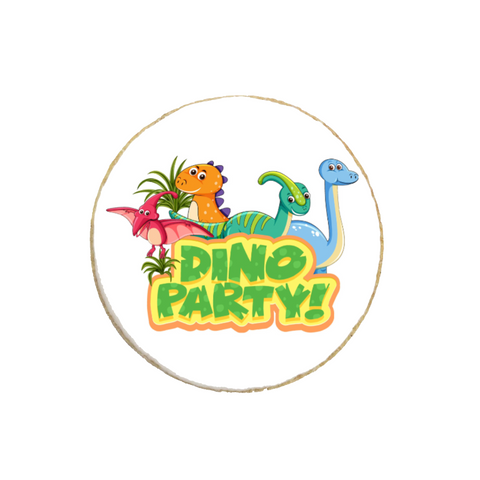 Dinosaur Party | Kids Birthday Custom Cookies