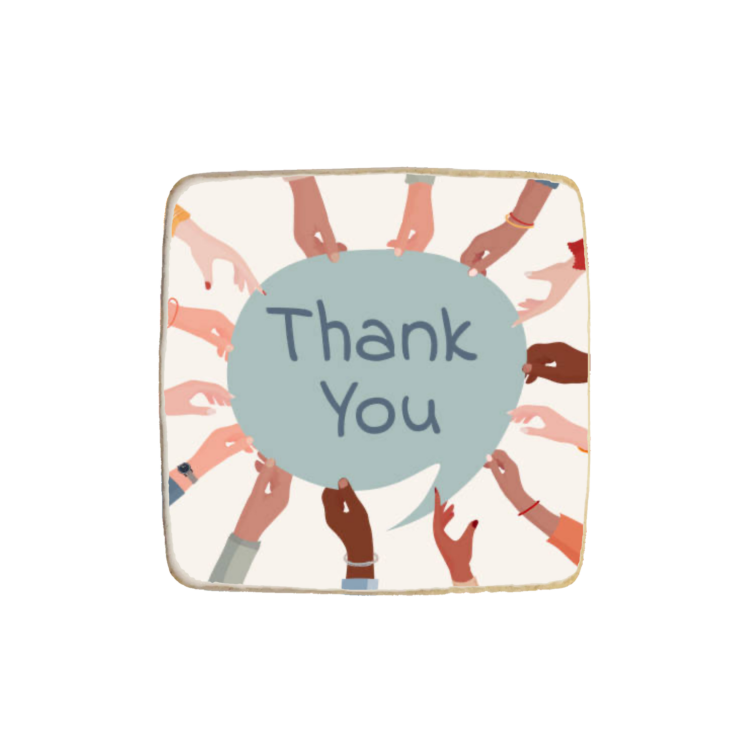 Thank You Appreciation Custom Cookies – ModernBiteLA