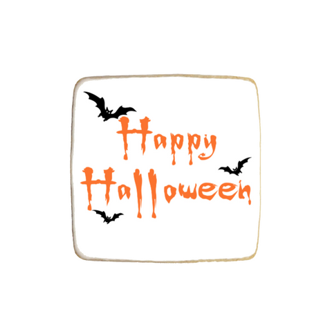 Happy Halloween Custom Cookies