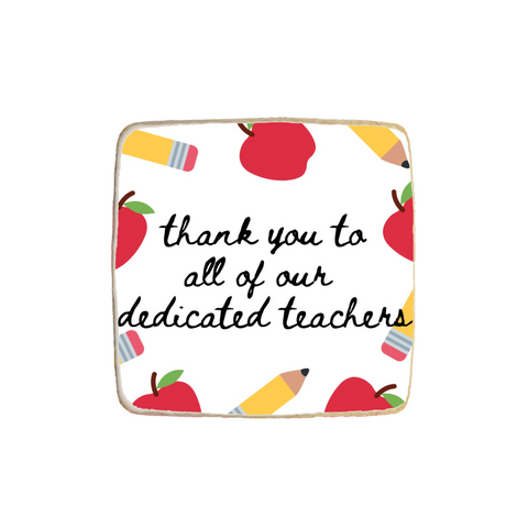 Teacher's Day Appreciation Custom Cookies