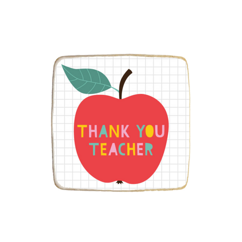 Teacher Appreciation Custom Cookies