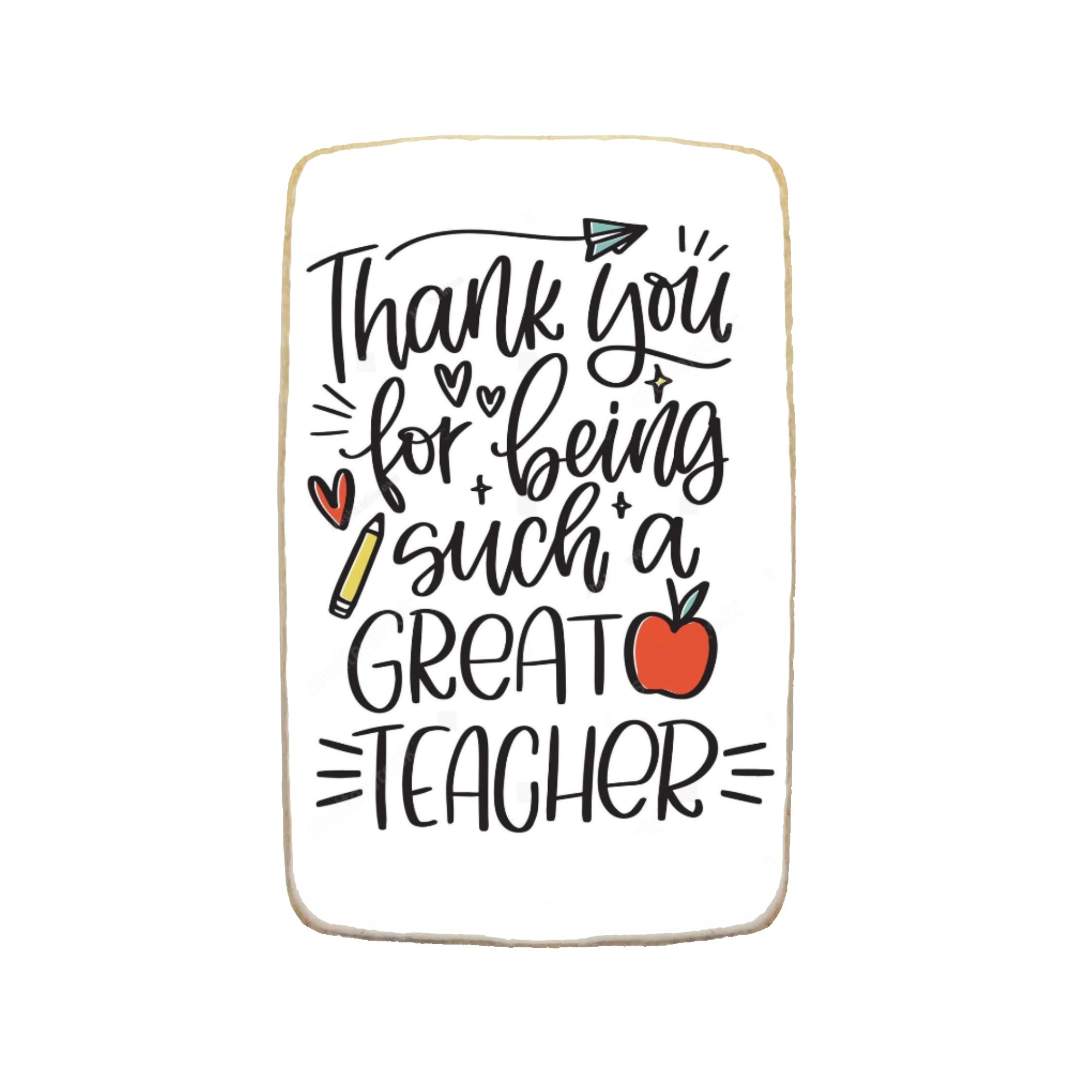 Teacher Appreciation Custom Cookies – ModernBiteLA