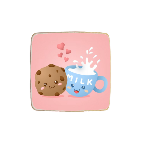 Cookie & Milk Custom Cookies