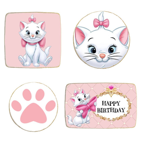 Marie Aristocat Birthday Custom Cookies