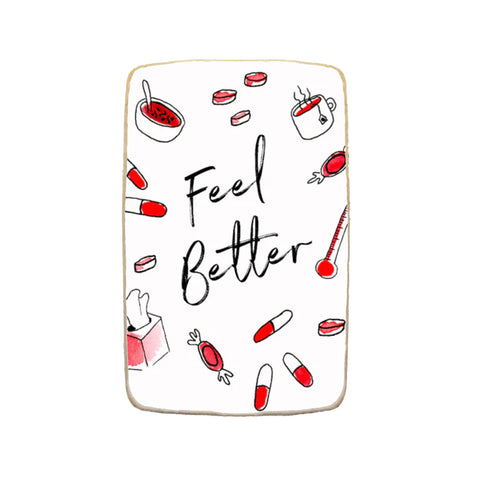 “Feel Better Soon” Custom Cookie