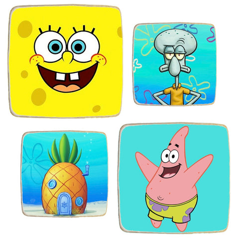 SpongeBob Birthday Custom Cookies