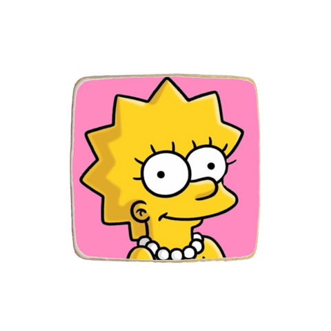 Simpsons Birthday Custom Cookies