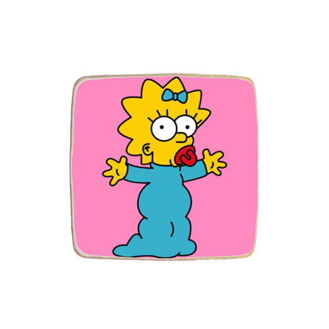 Simpsons Birthday Custom Cookies