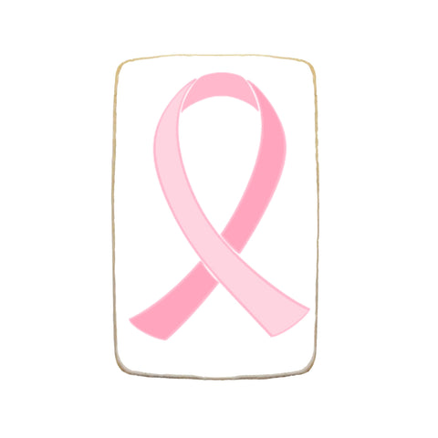 Breast Cancer Awareness Custom Cookies | Pink Ribbon