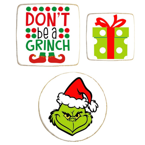 Grinch Custom Cookies