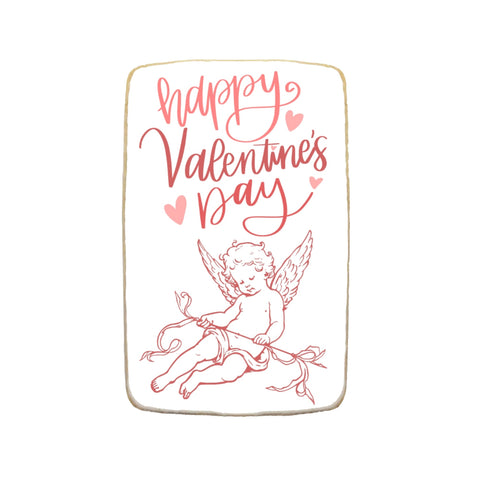 “Cupid” Valentine's Day Custom Cookie