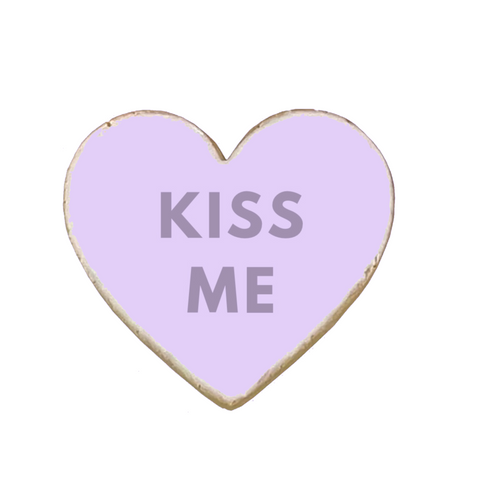 “Kiss Me” Valentine's Day Custom Cookie