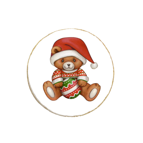 "Bear" Holiday Custom Cookie