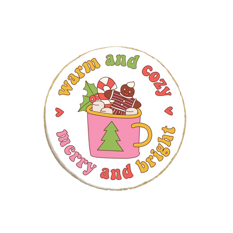 "Warm and Cozy" Holiday Custom Cookie