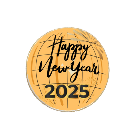 "Disco 2025" New Year Custom Cookie