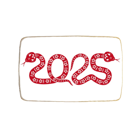 "2025" Chinese New Year Custom Cookie