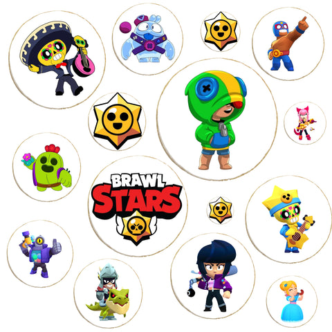 Brawl Stars Birthday Custom Cookies