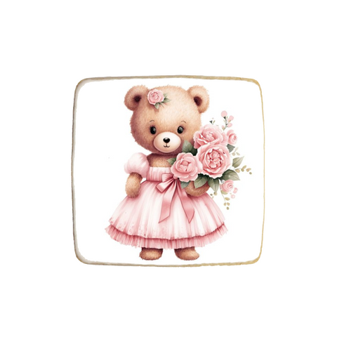 Cute Bear | Kids Birthday Custom Cookies