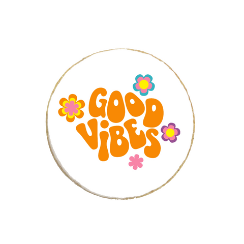 Good Vibes Custom Cookies