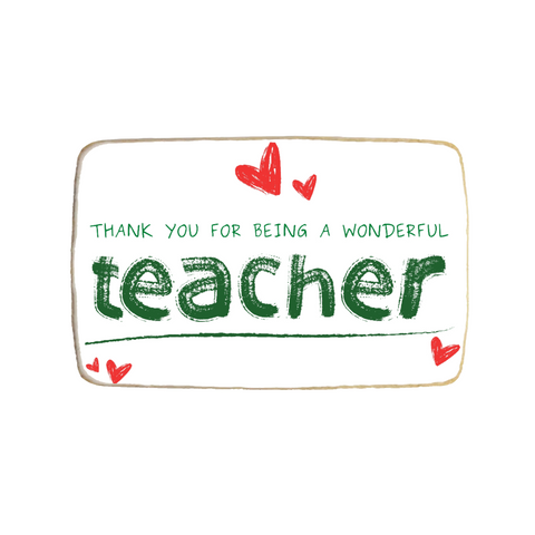 Teacher Appreciation Custom Cookies