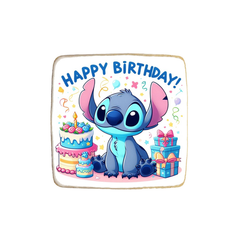 Stitch | Kids Birthday Custom Cookies