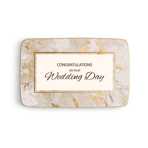 Rectangular Wedding Print Cookie (Gift Box Available) - Modern Bite