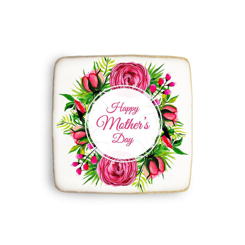 Square Mothers Day Print Cookie (Gift Box Available) - Modern Bite